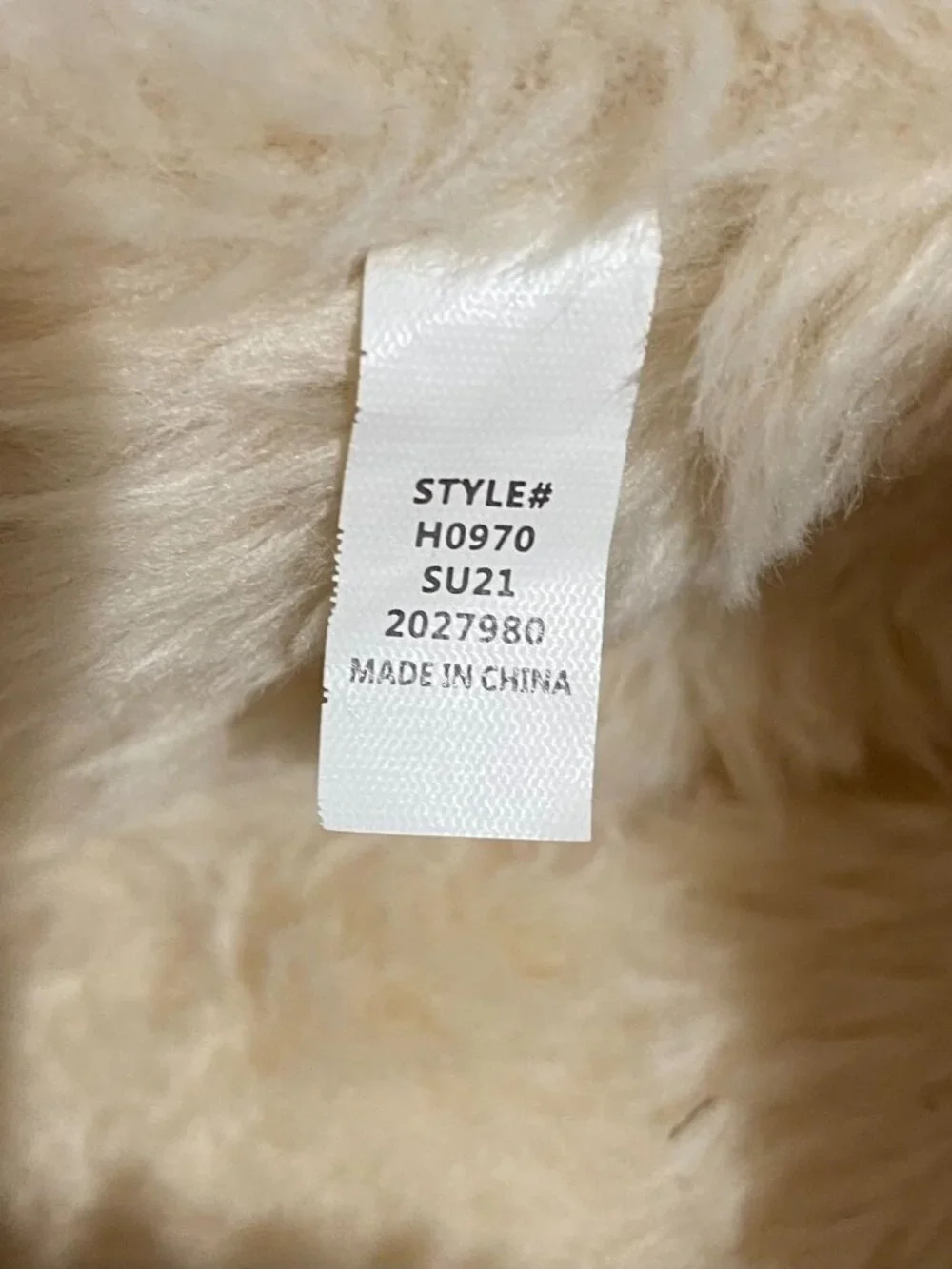 J.Crew Womens Faux Fur Lined Moccasin Slippers Size10 Suede Tan&Cream Rubber Sol